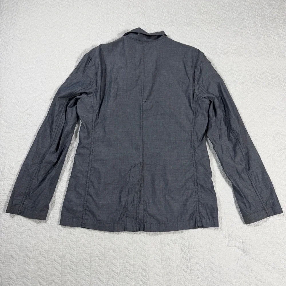 Save Khaki‎ United SKU Mens M Blazer Cotton Lightweight USA Gray Unstructured